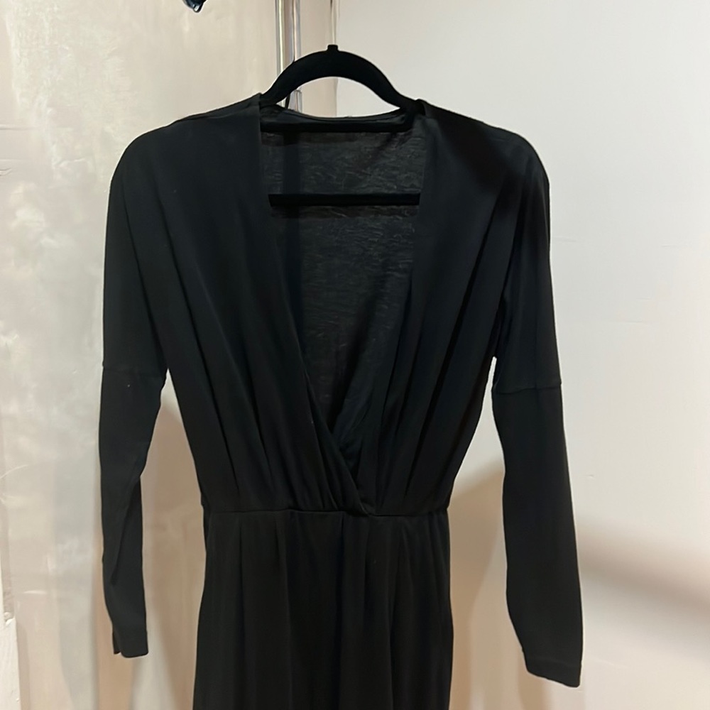 Vintage cotton black jumpsuit